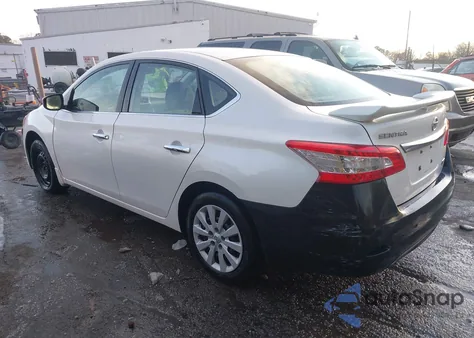 2014 Nissan Sentra S z USA, uszkodzony, nr VIN 3N1AB7AP8EL693853